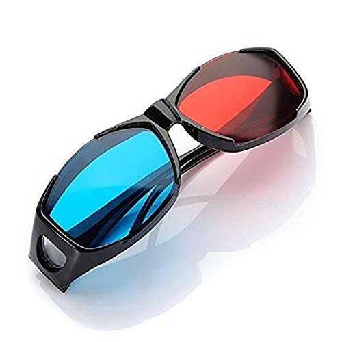 MeterMall 3D Glasses Direct-3D Glasses – Nvidia 3D Vision Ultimate Anaglyph 3D Glasses – Made to Fit Over Prescription Glasses