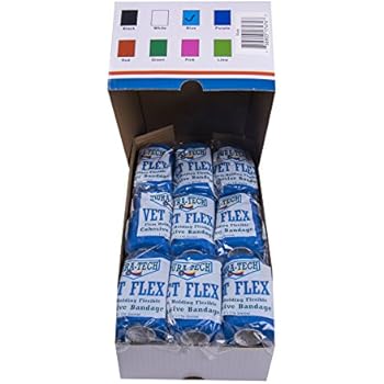 adhesive dura cohesive tech self animals bandage vet horses inches tape wrap dogs yards package