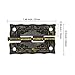 2Pcs Antique Small Box Hinges 1Pcs Antique Latch Hook Hasp 60Pcs Rivet Jewelry Box Hinges and Latches for DIY Jewelry Box