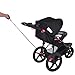 Costzon Baby Jogger Stroller, All Terrain Lightweight Fitness Jogging Stroller w/Parental Cup Phone Holder, Free Tractive Webbing, Large Storage Basket (Black)