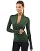 PattyBoutik Women V Neck Empire Waist Knit Top (Medium Green M)