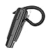Bluetooth Headset,V4.2 Bluetooth Earpiece Hands Free Wireless Headphones with Noise Cancelling Mic and Mute Key Earbuds for Office/Business/Driver/Trucker Call Compatible with Smart Cell Phones-Black