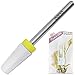 Pana Professional USA Ceramic White TAPERED Barrel Bit Nail Drill (Grit: EXTRA FINE - XF) 3/32