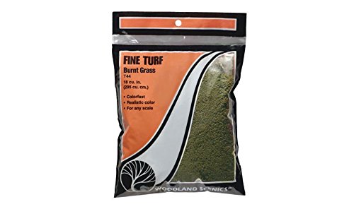 Woodland Scenics T44 Turf Fine Burnt Grass Bag Train Scenery