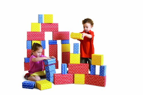 Edushape Corrugated Blocks, Set of 52 toys
