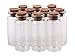 Swity Home 60 Pack Glass 2 inch 10 ml Decorative Bottles for Arts & Crafts, Projects, Set of 60