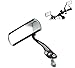 BicycleStore 2 Pcs Adjustable Rotating Flexibility Bicycle Handlebar Rear View Mirror Cycling MTB Electric Cars Rectangle Reflector Mirror Rearview Wide Angle Horizon Aluminium Alloy for 22mm