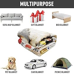 YISUMEI 40" x 50" Blanket Comfort Warmth Soft Plush