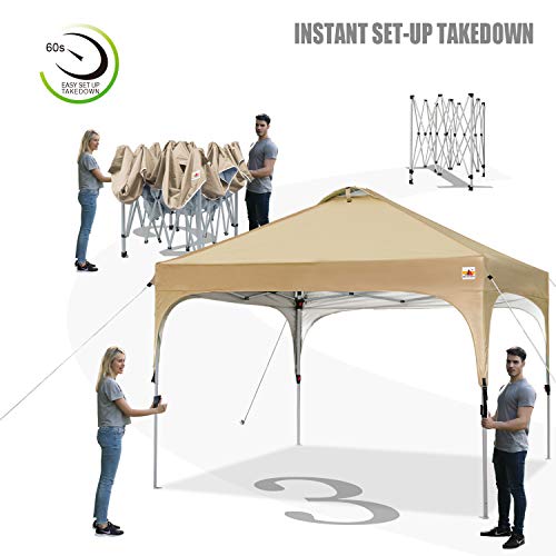 ABCCANOPY Pop Up Canopy with Mesh Mosquito Netting Wall, Camping Screen