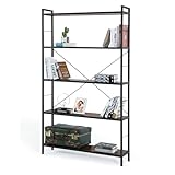Evajoy 5 Tier Bookshelf, Modern Freestanding Tall