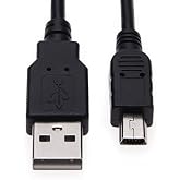 Keple Mini USB &amp; Data Sync Cable Compatible with Garmin Nuvi 1490TV / 1490LMT / 2585TV / 2589LM / 2597LM / 2597LMT / 2598LMT-D / 2599LMT-D / 2659LM, Garmin VIBR/VIRB Elite/VIRB X GPS Navigation 1.6ft