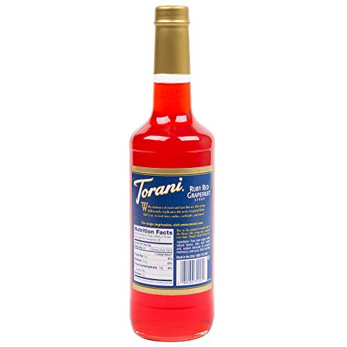 Torani Ruby Red Grapefruit Syrup, 25.4 Fl. Oz., 750 mL Pricepulse
