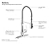 KOHLER 29106-VS Bellera Pull Down Sprayer, Kitchen Sink Faucet, 3 Function Spray Head, Vibrant Stainless