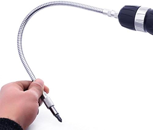 AmoyTrade Flexible Metal Cardan Shaft Drill Electric Screwdriver Bit Universal Extension Connection Shaft 180 Degree Dead Angle Use