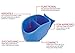 j-me Whale Toothbrush Holder for Kids - Children's Bathroom Storage Organizer for Toothpaste, Toothbrushes and More - Non Slip Bathroom Tidy