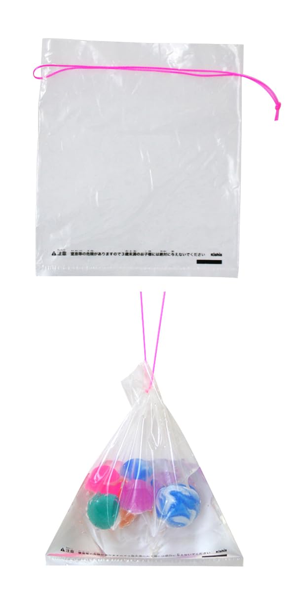 金魚すくいの袋 金魚袋 無地 小さいサイズ100枚 スーパーボールすくい 人形すくい 袋 の商品画像