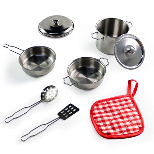 Kinderküche Zubehör Spielküche Kinder Küche Zubehör So Tun Als Ob Spielzeug Utensilien Kochgeschirr Töpfe Pfannen Set…