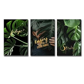 3 Panel Canvas Wall Art Canvas Prints Painting Wall Decor for Living Room Wooden Framed Home Decorations - 16"x24" x 3 Panels