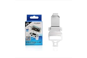 Dobe Mobile Smart Phone Clip Mount Holder White for Sony PlayStation 4 Dualshock 4 Controller