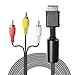 TENINYU Audio Video RCA Cable – Game Console Component Accessories Connection AV Cable for PS1 PS2 PS3 Playstation,6FTthumb 2