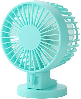 TT Marketing Desk Cooling Fan Handheld Personal Small Portable Battery Powered Operated Fans with Umbrella Hanging and Metal Clip for Cup USB Mini Desktop Power PC Laptop Fan Desk Table (Green)