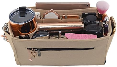 Laela Luxe Felt Purse Handbag Insert Organizer Shaper - Fits LV Neverfull GM