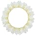 Resinta 150 Pieces Tulip Baking Cups Cupcake or Muffin Liners for Birthday Party Wedding Decoration,White With Gold Dots
