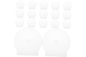 DIYEAH 50pcs Transparent Plastic CD Jewel Cases Storage Box Portable Dvd Holder Lightweight Compact Design