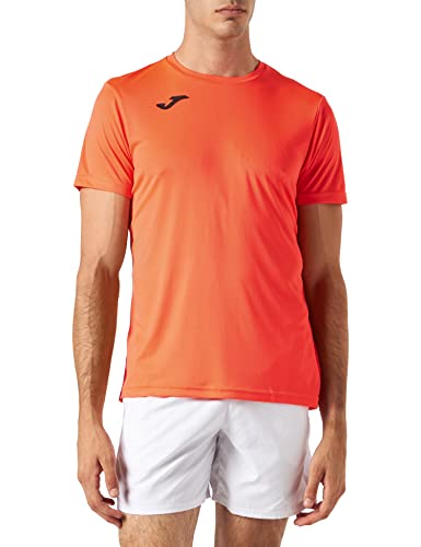 Joma102227.040.M T-Shirt Manica Corta Record II Corallo Fluor