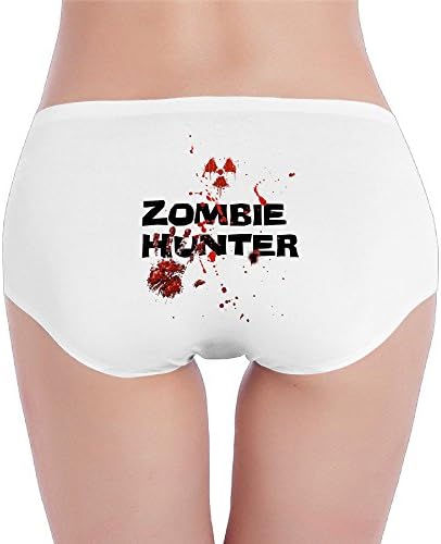Zombie White Female Underwear Low Waist Underwear For Women's