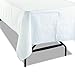 Hoffmaster 210130 Cellutex Tablecover, Tissue/Poly Lined, 54 in x 108-Inch, White, 25/Carton
