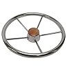 Pactrade-Marine-Boat-Stainless-Steel-Five-Spoke-Steering-Wheel-with-Bakelite-Cap-1375-L