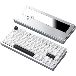 【WOBKEY Rainy 75キーボード】雨音のような打鍵音 メカニカルキーボード 3WAY接続 OS互換性