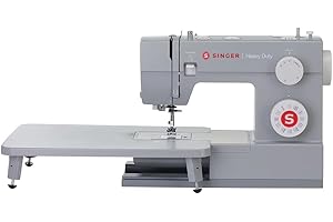 SINGER Heavy Duty 6380 Sewing Machine with Extension Table & Accessory Kit | Strong Motor with Enhanced Piercing Power, 110 S