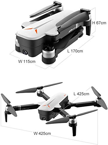 Drone Drohne Kamera 110 ° Weitwinkel 4k 90 ° Einstellbar WiFi FPV Live-Video Brushless Motor Headless Mode Höhenhilfe… – Bild 8