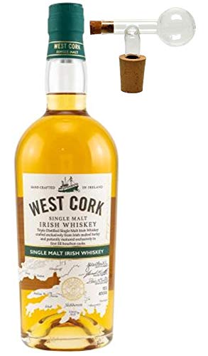 West Cork irischer Single Malt Whiskey + Glaskugelportionierer