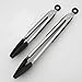 Spring Chef Kitchen Tongs for Cooking - Premium Stainless Steel Cooking Tongs with Silicone Tips - Non-Slip Metal Food Tongs, Heat Resistant & Non-Stick, Set of 9