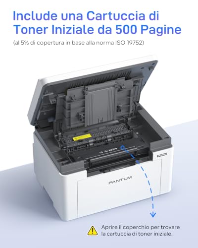 PANTUM BM2309W Multifunction Laser Printer WIFI Black and White, 20 ppm, Bluetooth, USB 2.0, Print, Copy and Scan for Home Small Home Offices
