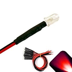 5mm 6v Pre-Wired Red LED - Ultra Bright