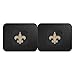 FANMATS NFL - New Orleans Saints 2 Rear Seat Utility Mats | Black | 14