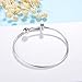 2 inch 10pcs Expandable Bulk Wire Blank Adjustable Bangle Bracelet for Baby, DIY Jewelry Making