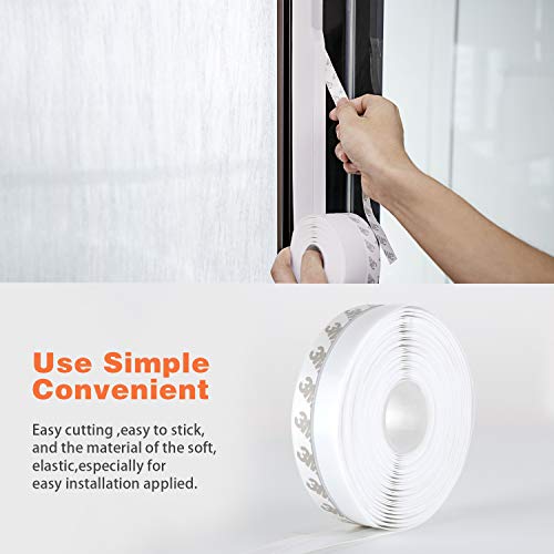 26 Feet Silicone Seal Strip,Door Weather Stripping Door Seal Strip