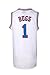 JOLI SPORT Bugs 1 Space Men's Movie Jersey Basketball Jersey S-XXXL White (M)