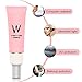 Pore Primer Face Makeup Base, Pink Isolation Cream Invisible Pore, Big Cover Acne Marks, Smooth Skin, Oil Control Moisturizing Essence Concealer Foundation-35g