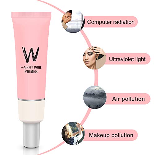 Airfit Pore Primer Face Makeup Base, Pink Isolation Cream Invisible Pore, Big Pores Perfect