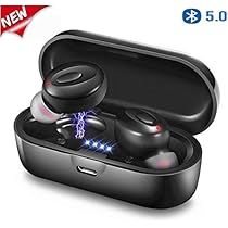 2020 Auriculares inalámbricos Bluetooth con cancelación de Ruido, Mini Auriculares Bluetooth internos de 15 Horas para Android iOS # BY16