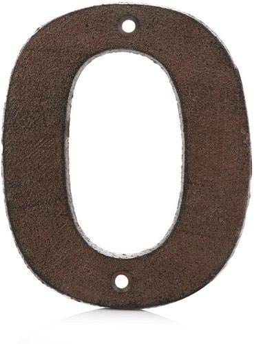 Cast Iron Door Numbers 0-9 (0)