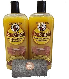 Amazon Com Howard Swax16 Sunshield Outdoor Furniture Wax With Uv Protection 16 Ounce Yellow Home Improvement