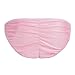 CHICTRY Men's Bowknot Sissy Bikini Briefs Low Waist Panties Underwear Pink Large(Waist:29.0-42.0
