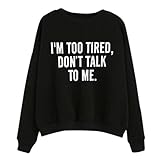 Sumen 2017 Teen Girls Round Neck Print Letter Long Sleeve Pullover Teens Casual Sweatshirt